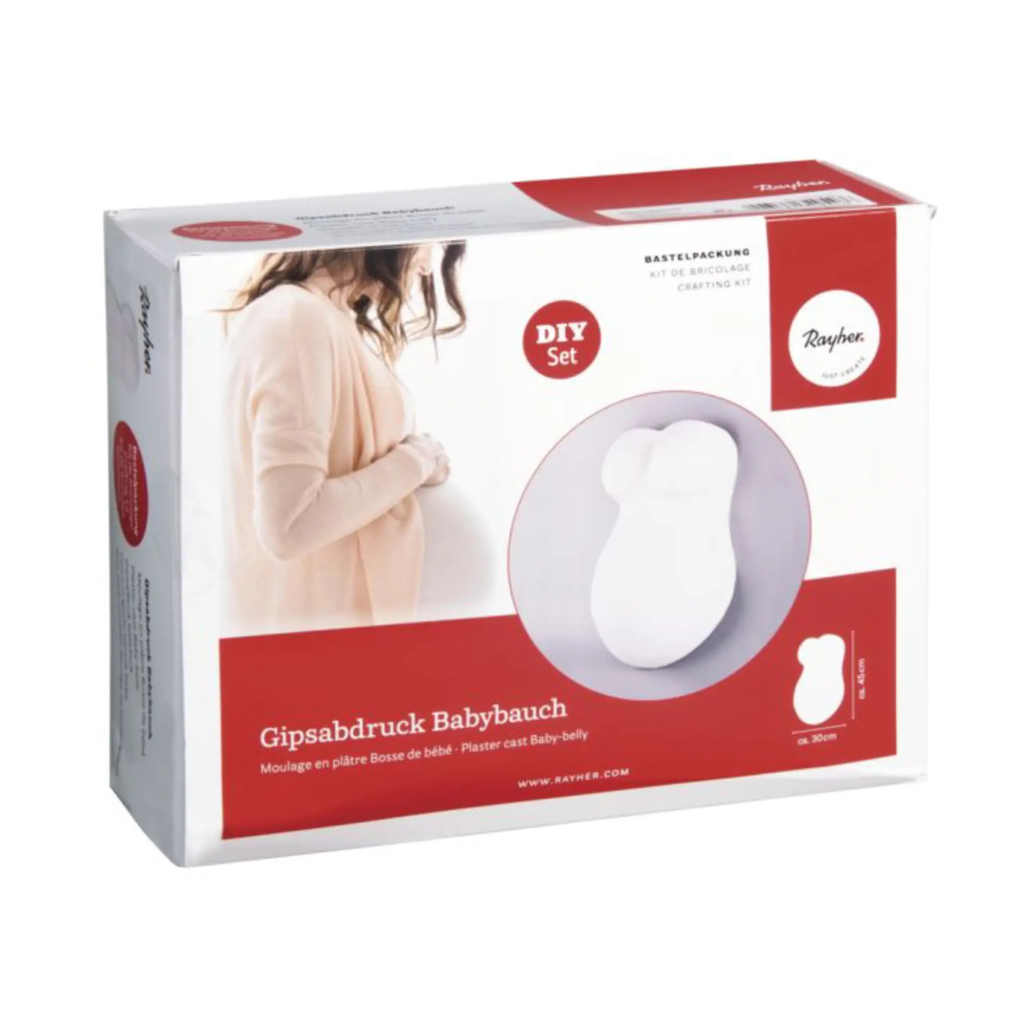 DIY Gipsabdruck Babybauch