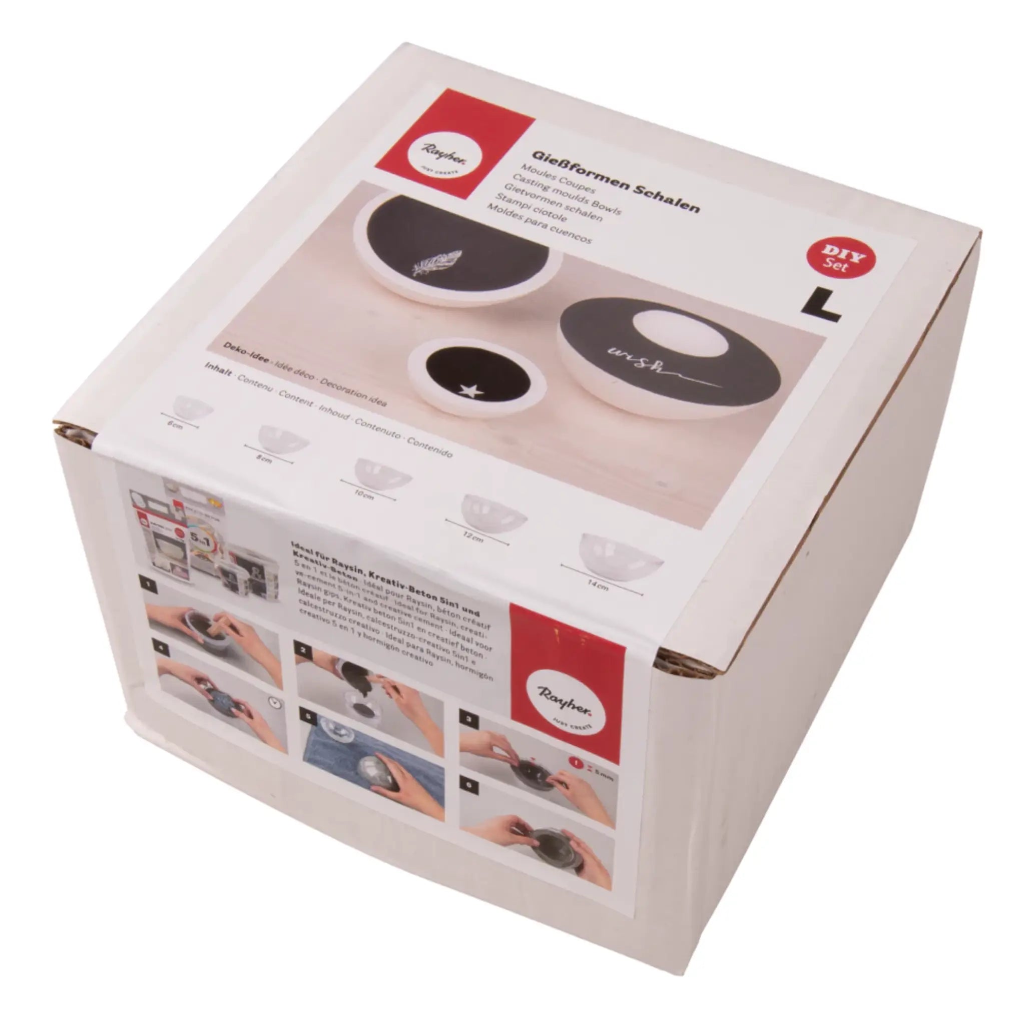 Gießform Schale Gr. L 5-teilig | BeG