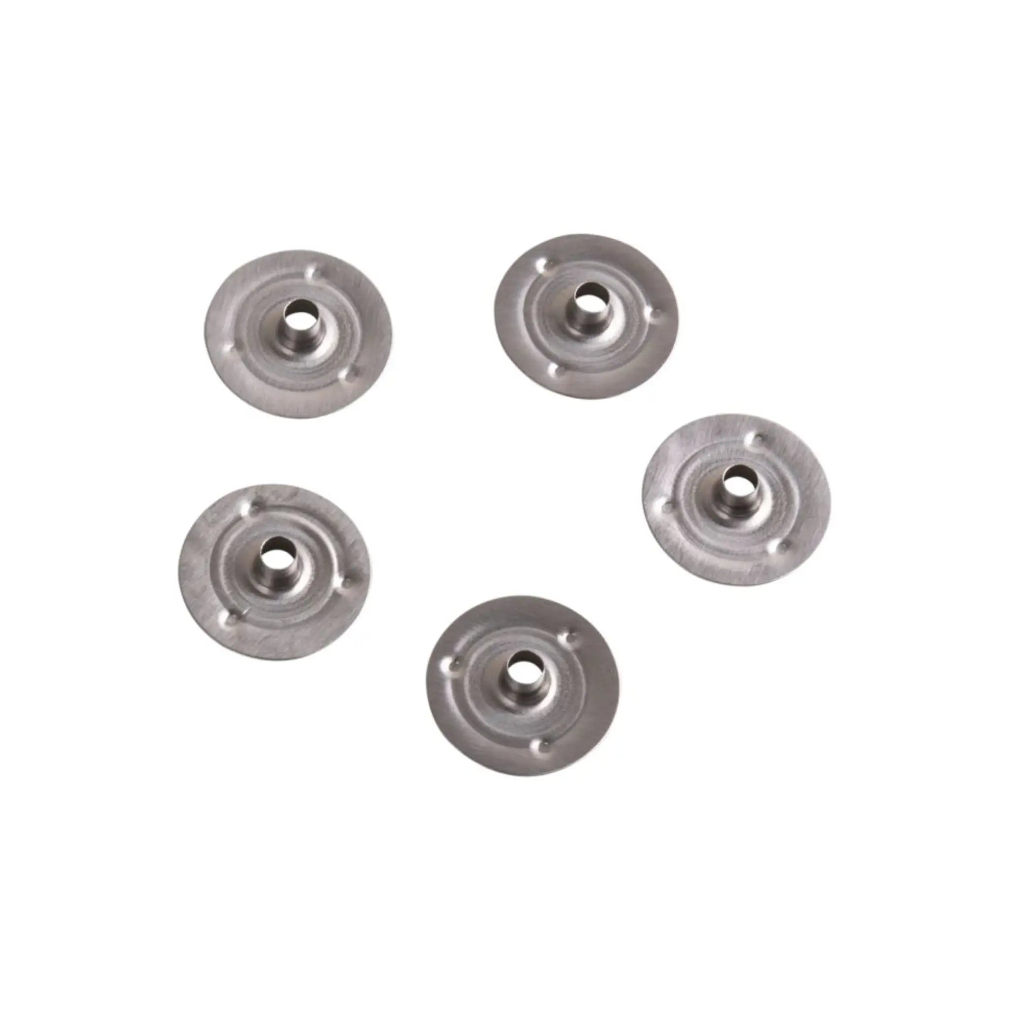 Metallplättchen für Dochte 5 Stück