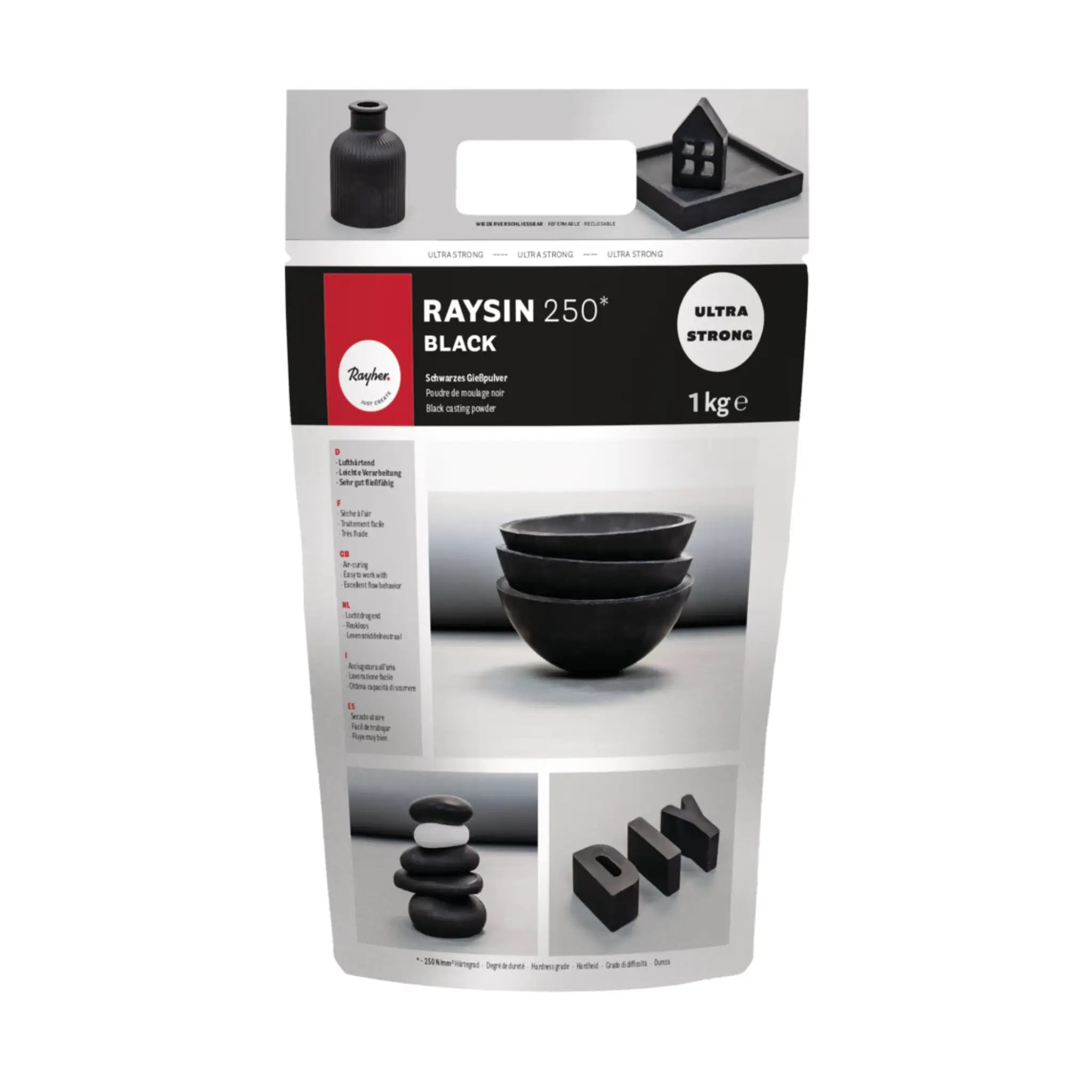 Raysin 250 Gießpulver schwarz 1kg | BeG