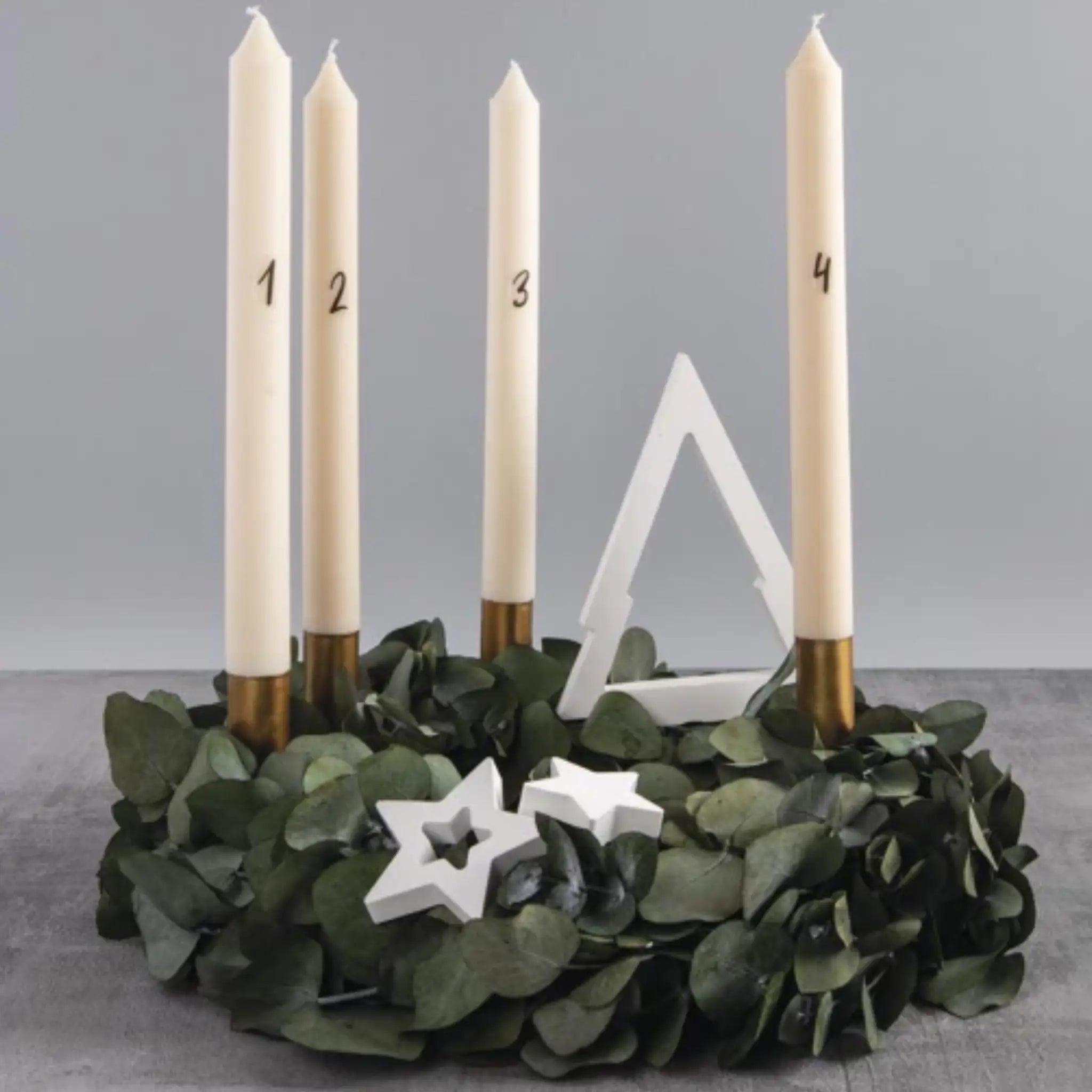 Gießform Silikon Teelichtbaum und Sterne | BeG
