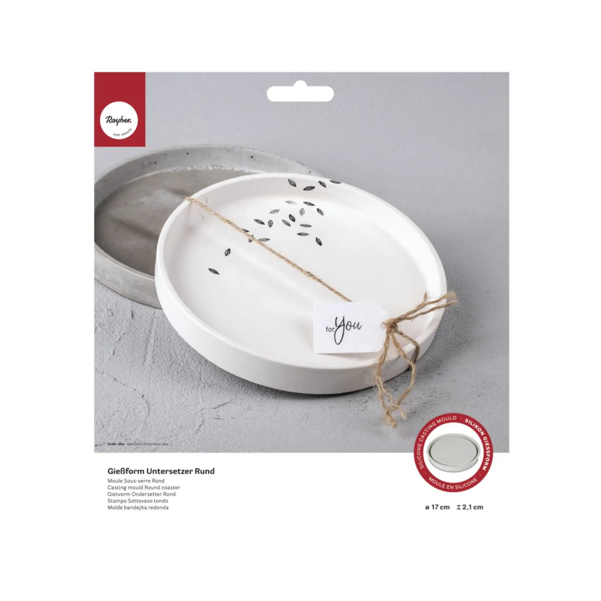 Rayher Gießform Rund