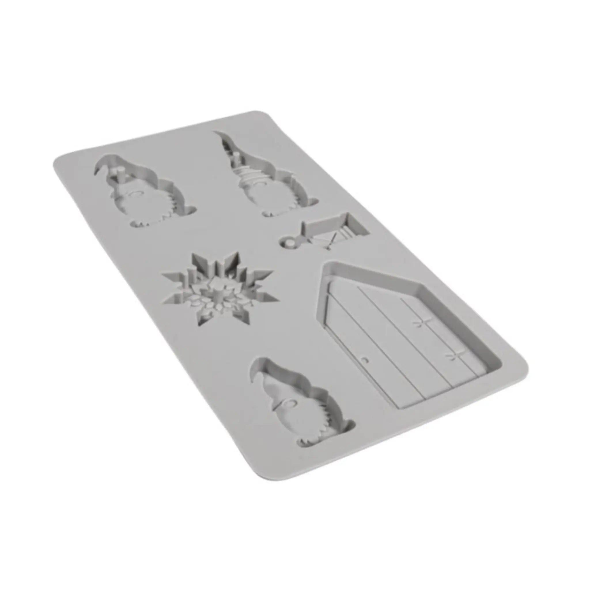 Gießform aus Silikon Wichtel Advent