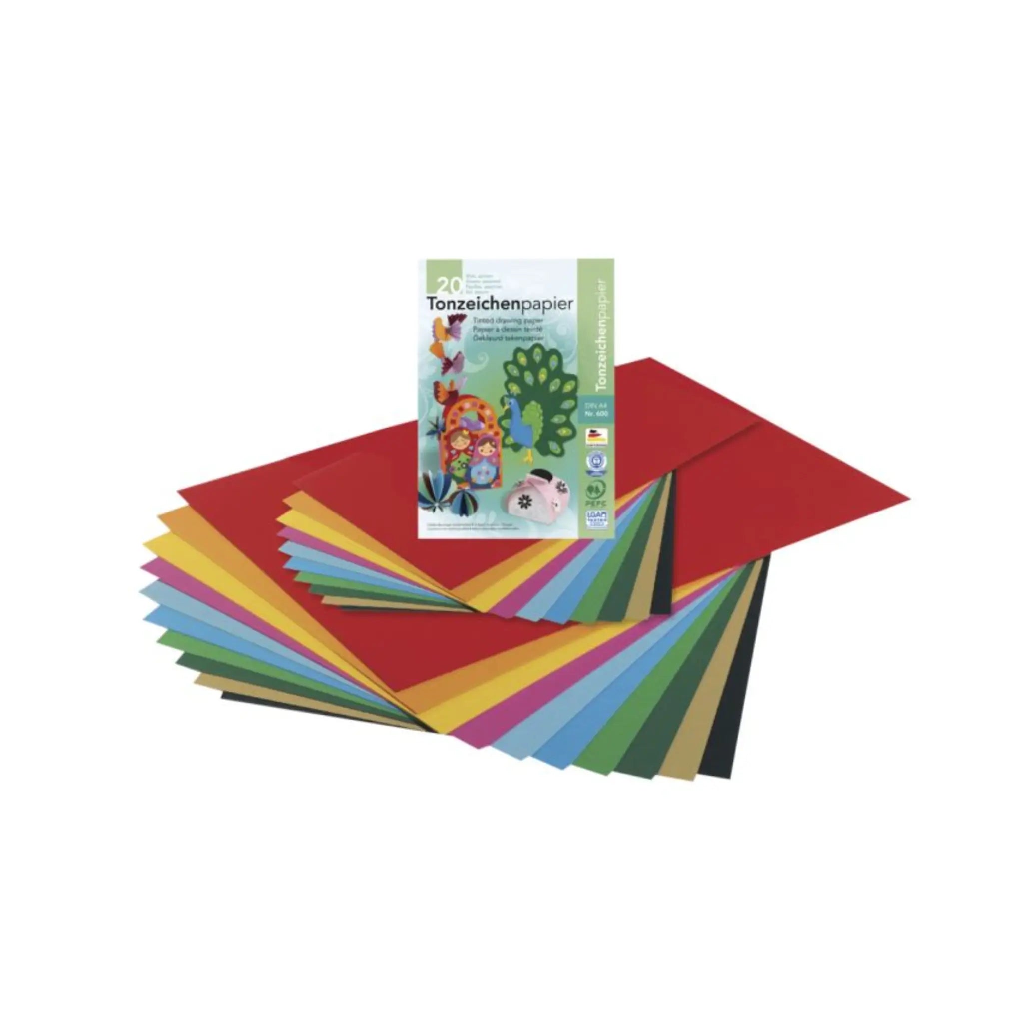 Tonpapier Set DIN A4 bunt