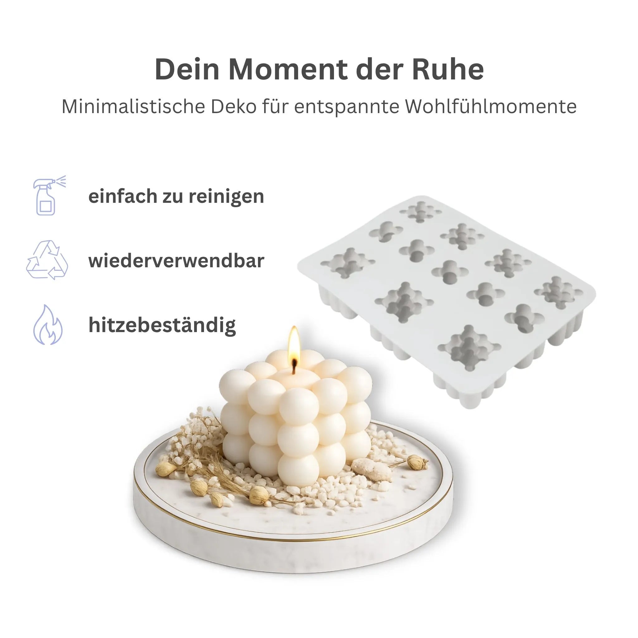 Vorteile Bubble Kerze Silikonform