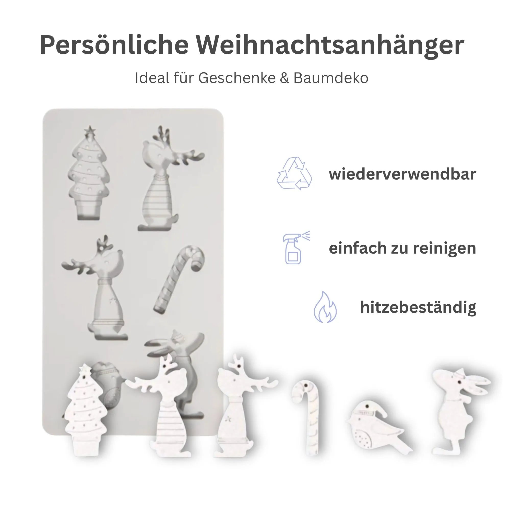 Vorteile Silikonform Rentierfreunde
