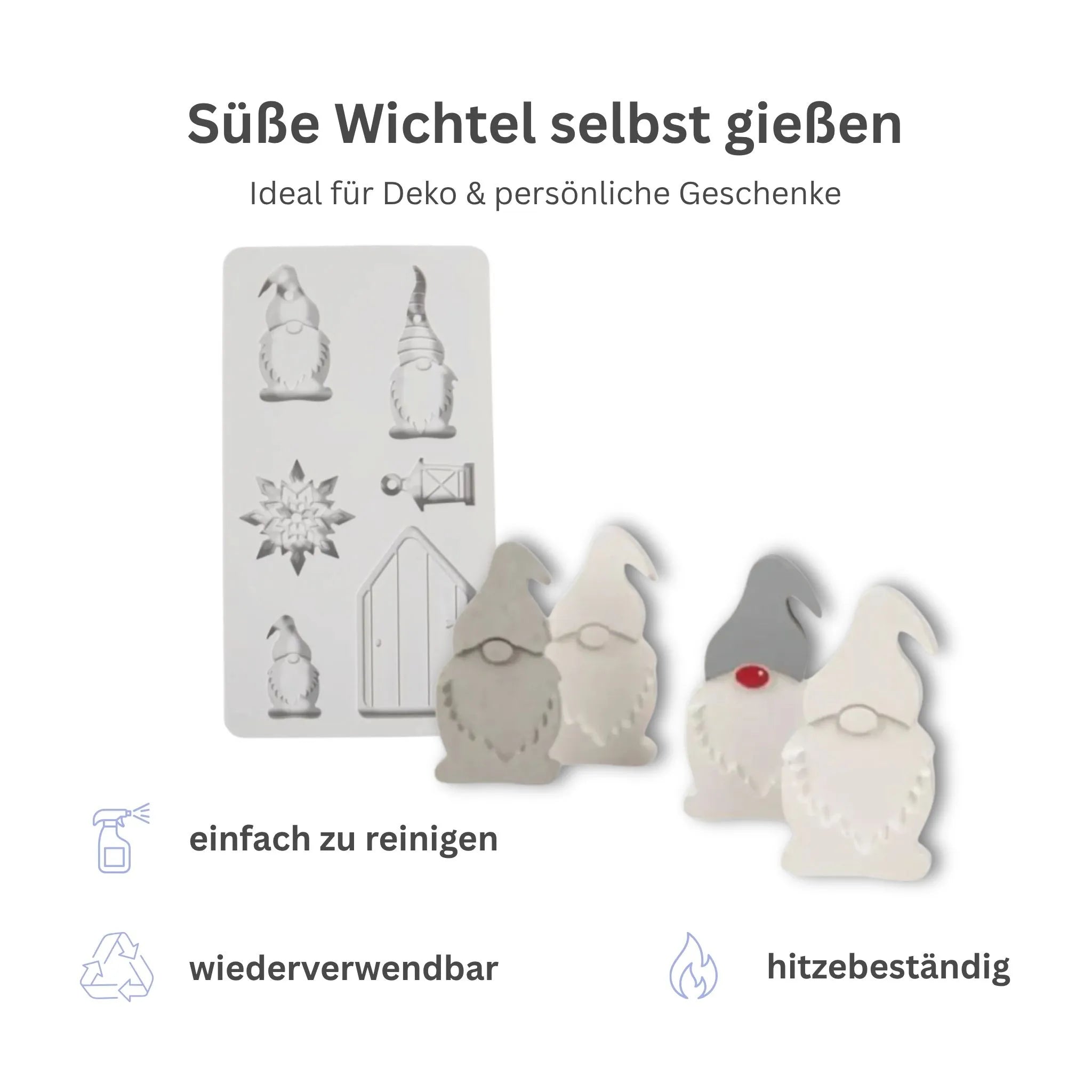 Vorteile Silikonform Wichtel