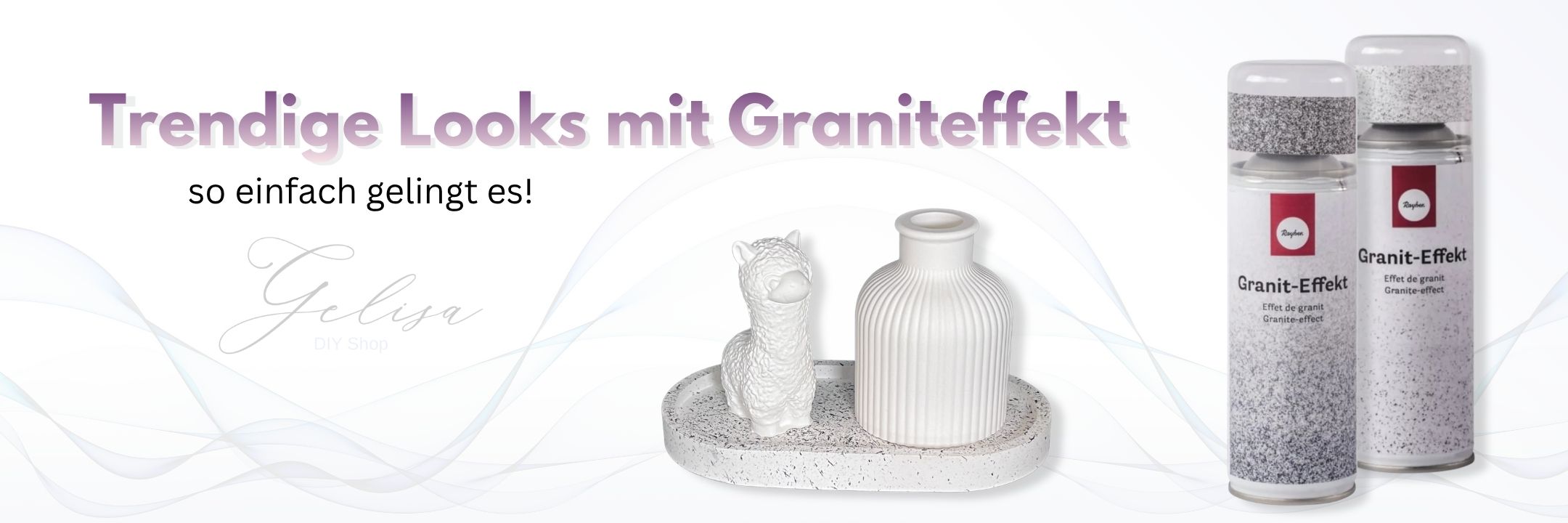 Trendige Looks mit Granit Effekt Spray