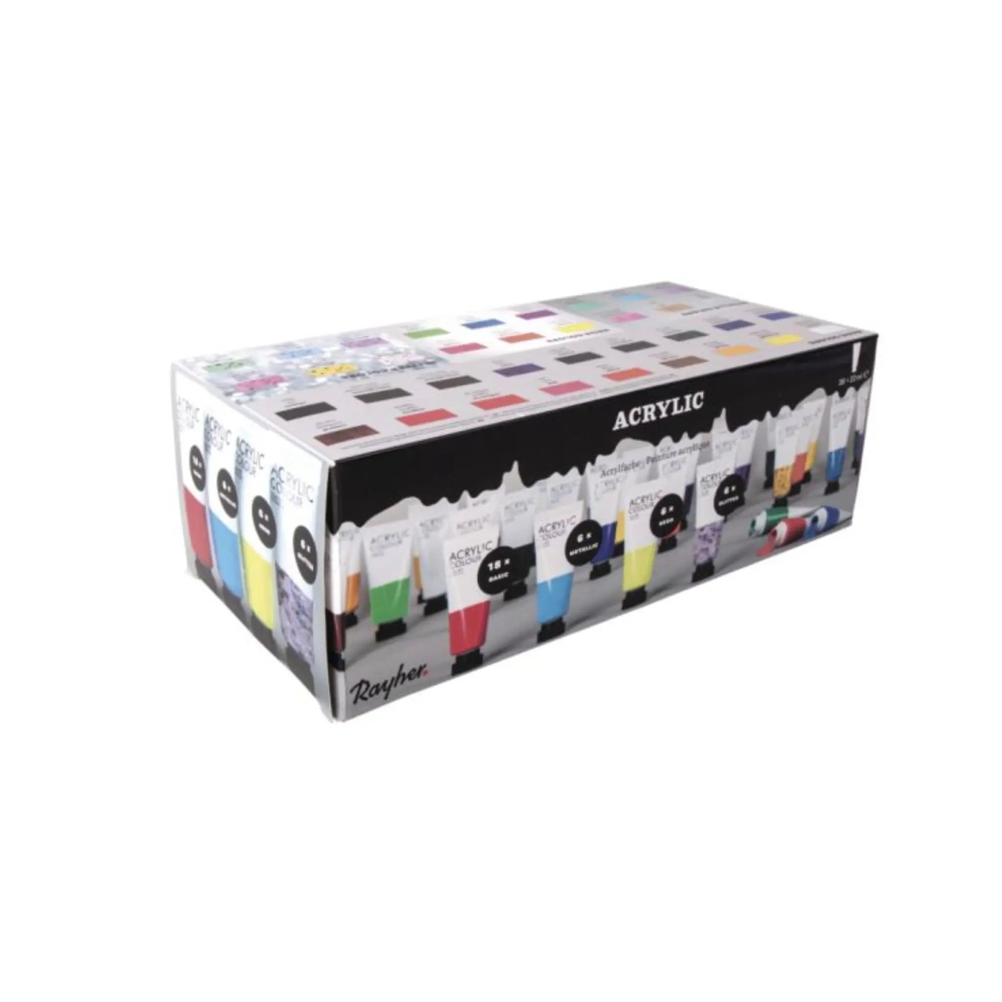 Acrylfarben Set Verpackung