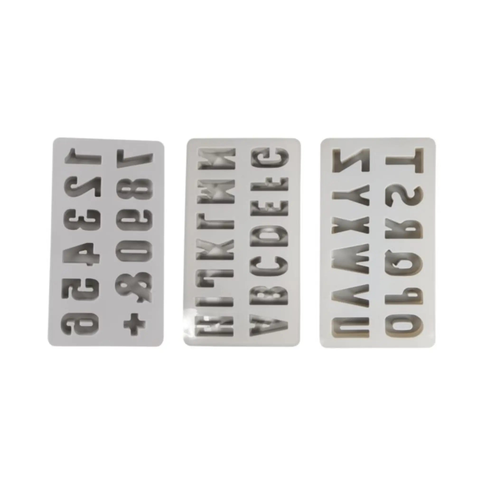 Silikonform Alphabet & Zahlen