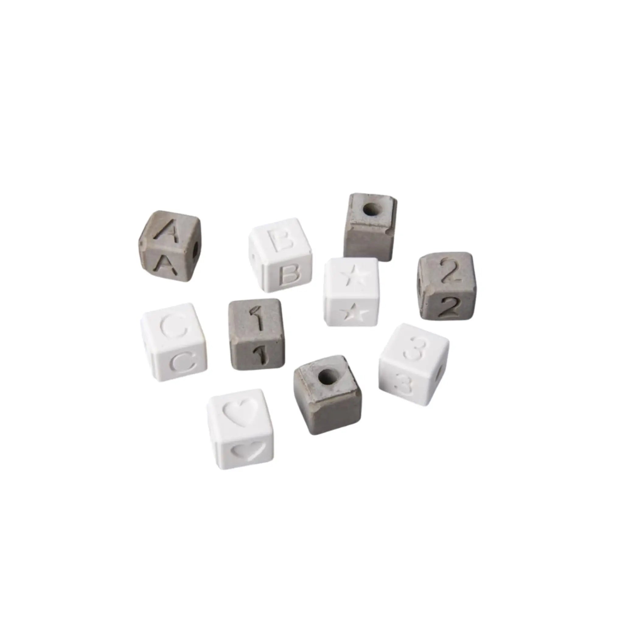 gegossene Buchstaben Perlen Raysin