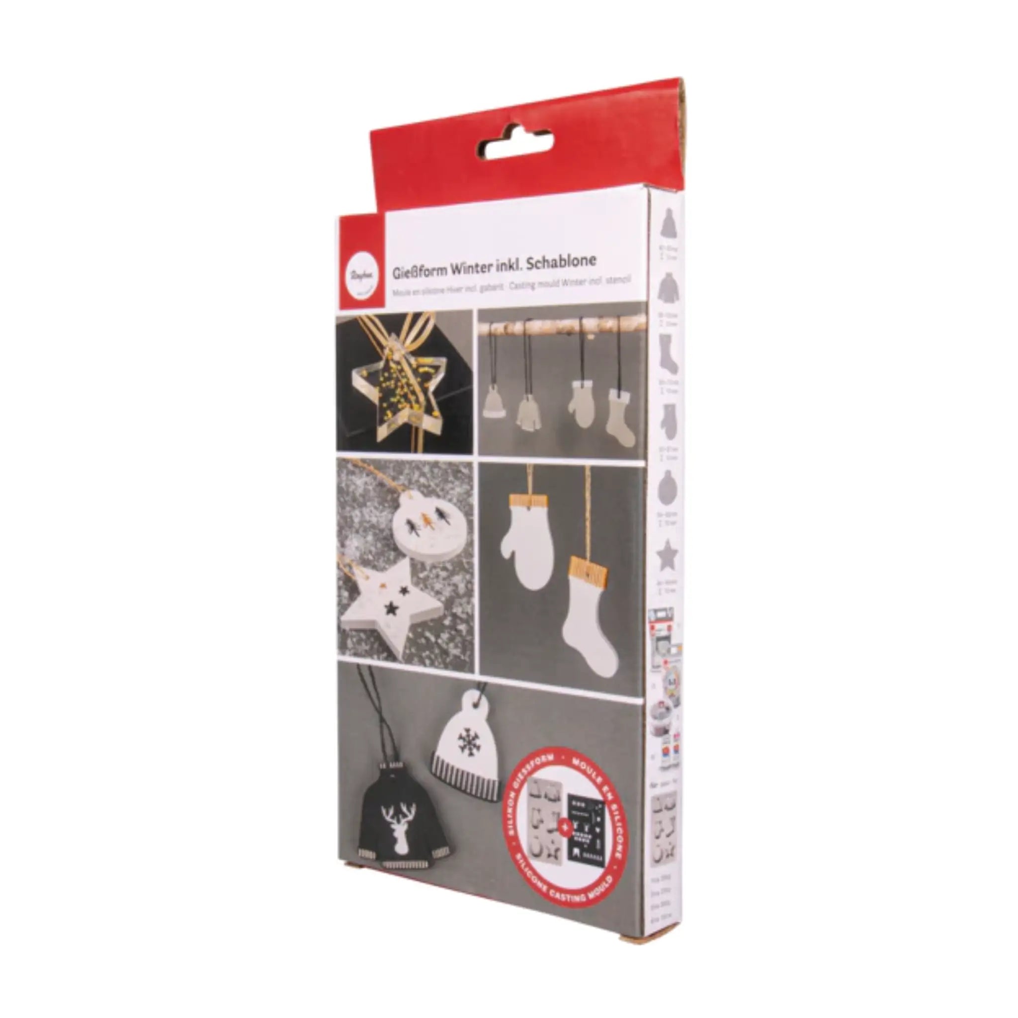 Silikon Gießform Wintermotive | BeG