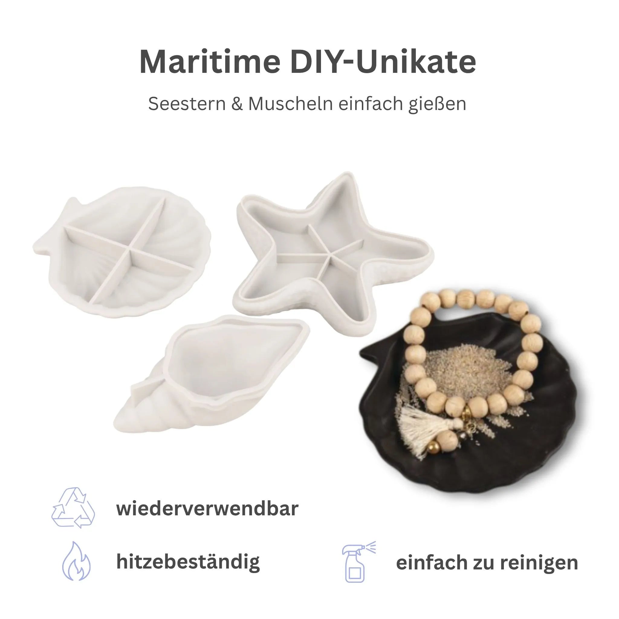 Vorteile auf einen Blick Silikonform Seestern