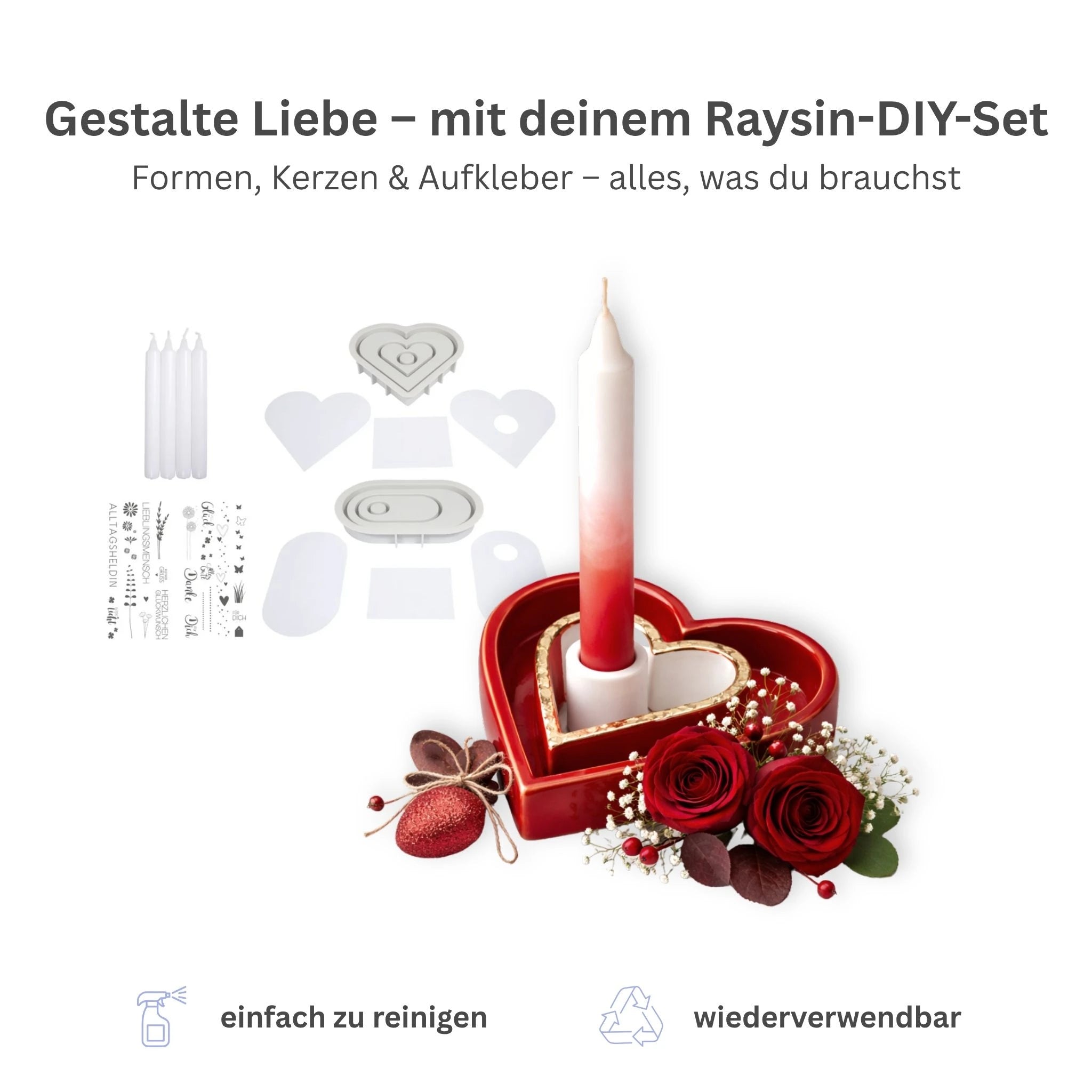 Vorteile Glückslicht Silikonform Set