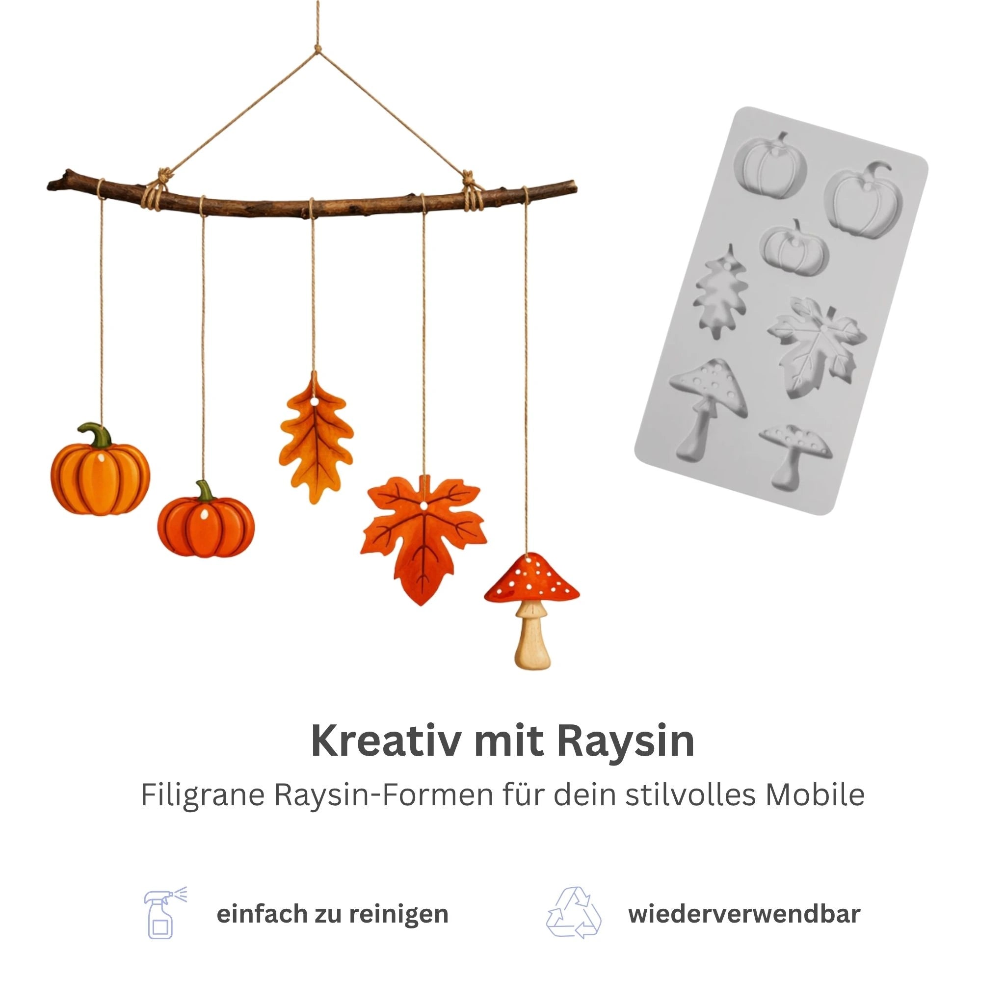 Vorteile Silikonform Kürbis Pilz